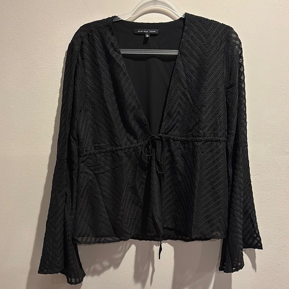 Endless Rose Black Blouse size L - Picture 1 of 7